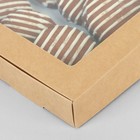 Коробка самосборная бесклеевая, крафт, 21 х 21 х 3 см - Фото 2