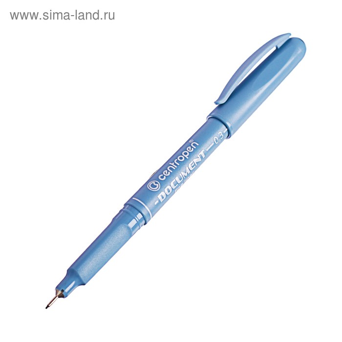 Ручка капиллярная для черчения Centropen 2631 линия 0.3 мм, чёрная, длина письма 500 м - Фото 1