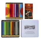 Карандаши цветные акварельные набор 48 цветов, Koh-I-Noor Mondeluz 3726, в металлическом пенале - Фото 5