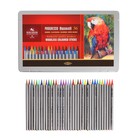 Карандаши акварельные набор 36 цветов, цельнографитовые Koh-I-Noor Progresso Aquarell, в металлическом пенале - фото 8360963