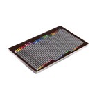 Карандаши акварельные набор 36 цветов, цельнографитовые Koh-I-Noor Progresso Aquarell, в металлическом пенале - фото 8360969