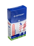 Маркер для доски Centropen 8559, узел 5.0 мм, ширина линии 2.5 мм/1-4.6 мм, спиртовой, синий - Фото 8