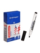 Маркер для доски Centropen 8559, узел 5.0 мм, ширина линии 2.5 мм/1-4.6 мм, спиртовой, чёрный - Фото 10