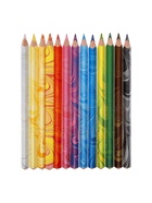 Карандаши Koh-I-Noor Magic 3408, 13 цветов, 5.6 мм, с многоцветным грифелем, корпус МИКС, L=175 мм, толстые - Фото 6