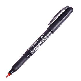 Маркер Centropen 2636 для OHP, перманентный, 0.6 мм, красный (комплект 10 шт)
