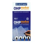 Маркер для OHP перманентный 0.6 мм Centropen 2636, цвет синий - фото 8622001