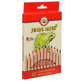 Карандаши утолщённые Jumbo Natur 2172/12N, 12 цветов 2474664