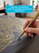 Маркер для декора Centropen 2690, перманентный, узел 3.8 мм, линия 1.5-3.0 мм, золотой - Фото 2