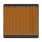 Набор карандашей чернографитных разной твердости 24 штуки Koh-i-Noor 1504 ART, 8В-10Н, в металлическом пенале - фото 8361113