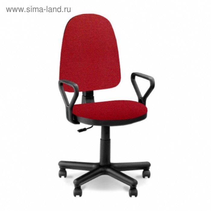 Кресло офисное "Гранд самба", красный - Фото 1