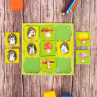 Логическая игрушка крестики-нолики для детей "Весёлый ёжик", 10 деталей - Фото 2