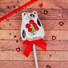 Мягкая игрушка на палочке «Поздравляю», кот, 42 см - Фото 2