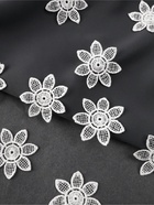 Аппликация для одежды «Цветок», кружевная, d=4.5 см, 10 шт., белая - Фото 2