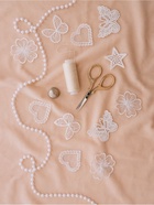 Аппликация для одежды «Звезда» кружевная, d=4 см, 10 шт., белая - Фото 6