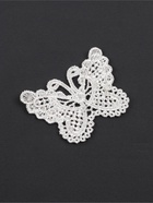 Аппликация для одежды «Бабочки», кружевная, 5.5×4 см, 10 шт., белая - Фото 3