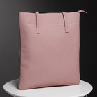 Сумка женская 2 в 1 на молнии, 1 отдел, сумка на длинном ремне, цвет розовый - Фото 3