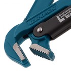 Ключ GROSS, трубный, рычажный, № 1, 1", цельнокованый, CrV, тип "L" - Фото 3