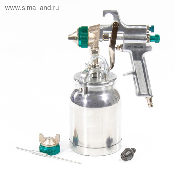 Краскораспылитель STELS AS 702 HP, профессиональный, всасывающего типа, сопло 1.8/2 мм - Фото 1