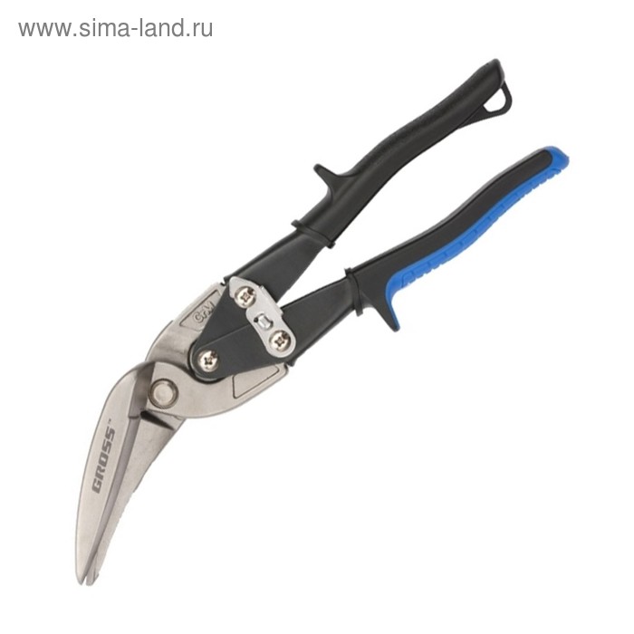 Ножницы по металлу GROSS PIRANHA, 270 мм, прямой и правый рез, CrMo - Фото 1