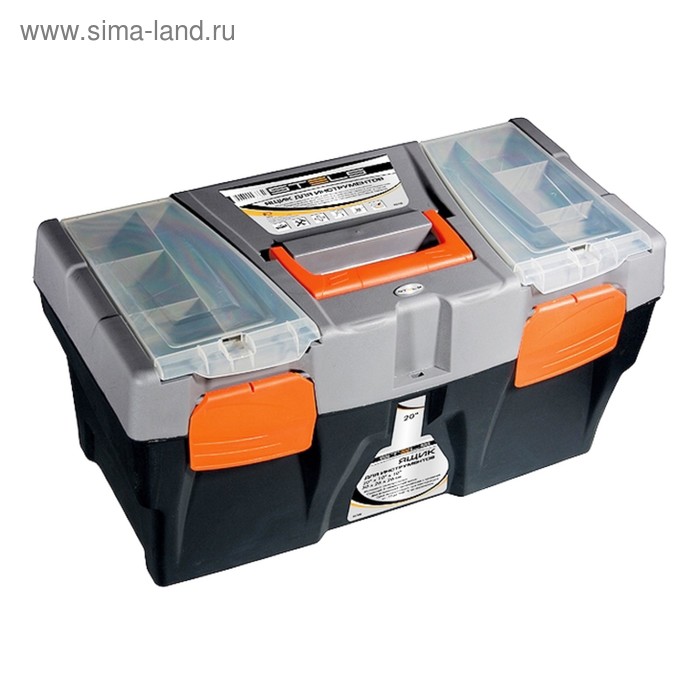 Ящик для инструмента STELS, 590 × 300 × 300 мм, 24", пластик - Фото 1