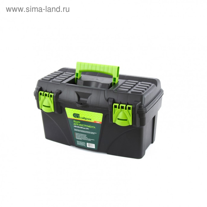 Ящик для инструмента СИБРТЕХ, 430 × 235 × 250 мм, 18", пластик - Фото 1