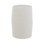 Киянка резиновая "СИБРТЕХ", 680г, белая резина, фибергласовая обрезиненная рукоятка - Фото 2
