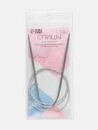 Спицы круговые, для вязания, с металлическим тросом, d=3.5 мм, 14/100 см - Фото 5