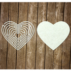 Чипборд картон "В лабиринтах сердца" (8 см) толщ.0,9-1,15мм - Фото 1
