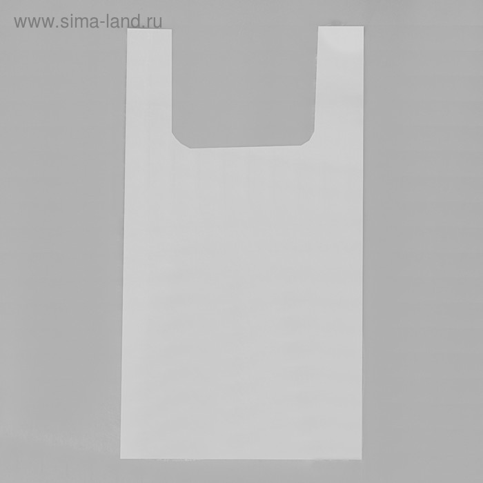 Пакет майка, на втулке, 25×45 см, 12 мкм - Фото 1