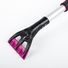 Щетка сметка, со скребком, мягкая ручка, СА-58 - Фото 3