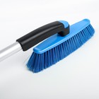Щетка сметка, со скребком, мягкая ручка, СА-58 - Фото 6