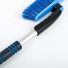 Щетка сметка, со скребком, мягкая ручка, СА-58 - Фото 8