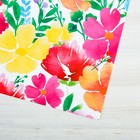 Бумага упаковочная глянцевая «Акварельные цветы», 70 × 100 см - Фото 3