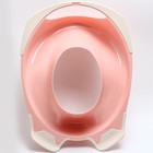 Детская накладка - сиденье на унитаз «Мишка» антискользящая, цвет розовый - фото 8361490