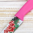 Нож кухонный с антиналипающим покрытием «Краски», чехол, 9,5 см, цвет МИКС - Фото 3
