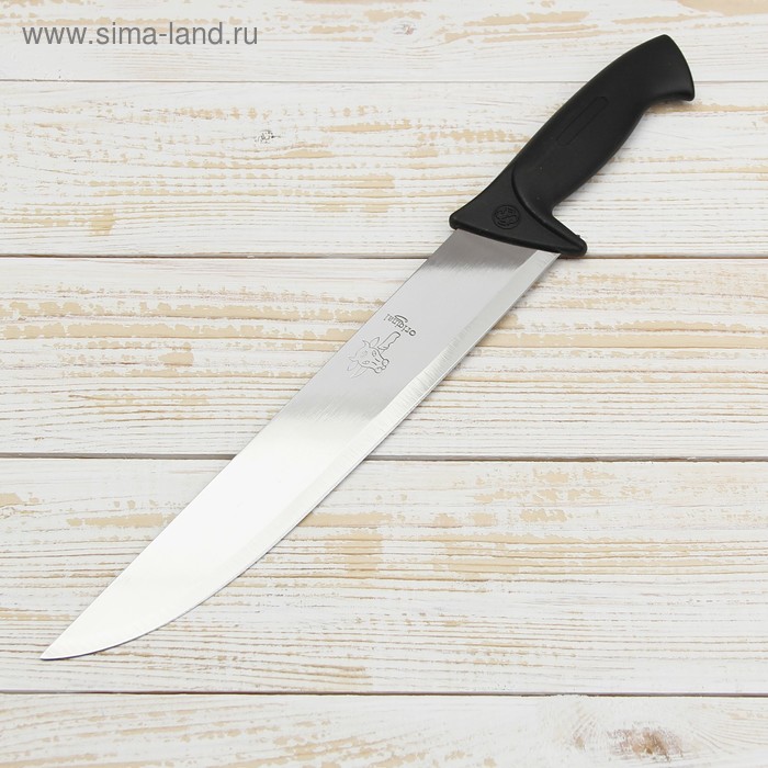 Нож кухонный «Мечта повара», 24 см, цвет чёрный - Фото 1