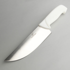 Нож кухонный, 17 см, пластиковая ручка, толщина лезвия 1,8 мм, цвет белый - Фото 1