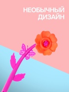 Ручка-прикол Calligrata «Цветы Маки», гелевая, МИКС - Фото 2