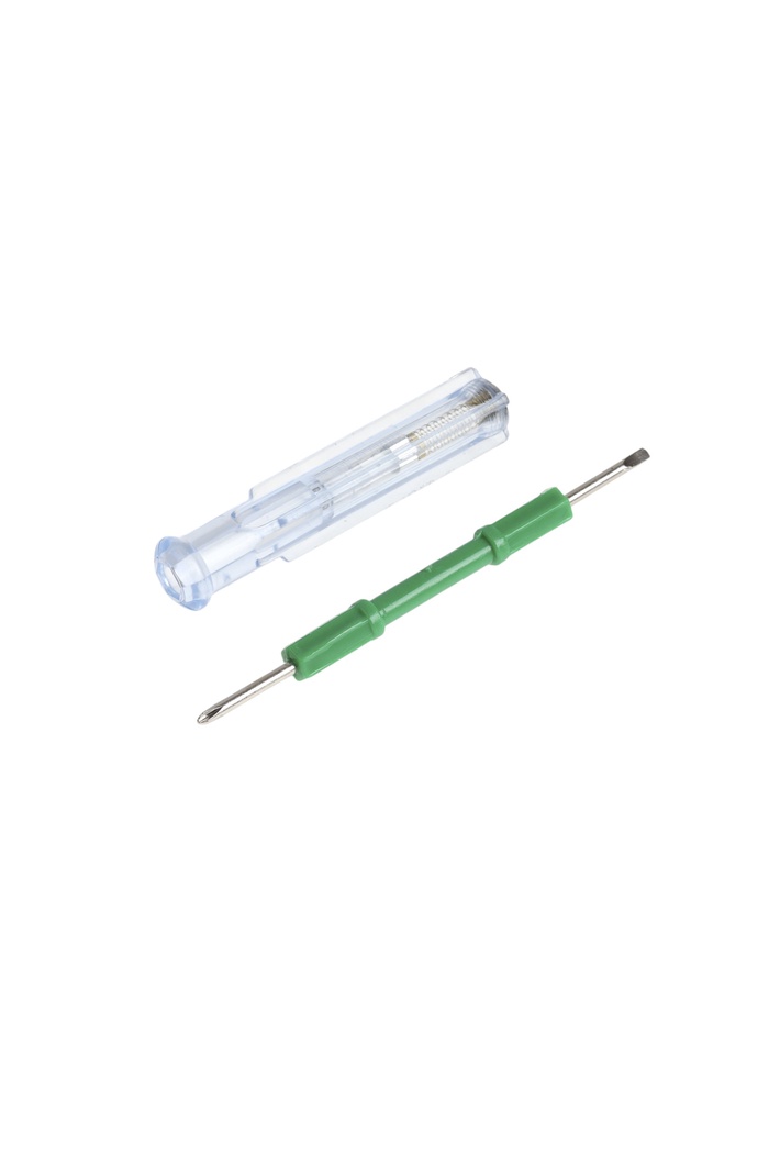 Отвертка индикаторная 2 в 1 ТУНДРА, PH/SL, пластиковая рукоятка, 185 мм - Фото 1