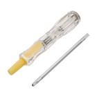 Отвертка индикаторная комбинированная ТУНДРА, пластиковая рукоятка, 155 мм - Фото 1