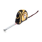 Рулетка ТУНДРА, двухкомпонентный корпус, автостоп, 7.5 м × 25 мм - Фото 4