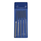 Набор надфилей алмазных ТУНДРА, обрезиненные рукоятки, 70×140×3 мм, 5 шт. - Фото 2