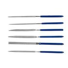 Набор надфилей алмазных ТУНДРА, обрезиненные рукоятки, 70×140×3 мм, 6 шт. - Фото 2