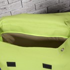 Рюкзак молодёжный на молнии Bagamas, с косметичкой, 1 отдел, цвет зелёный/сиреневый - Фото 4