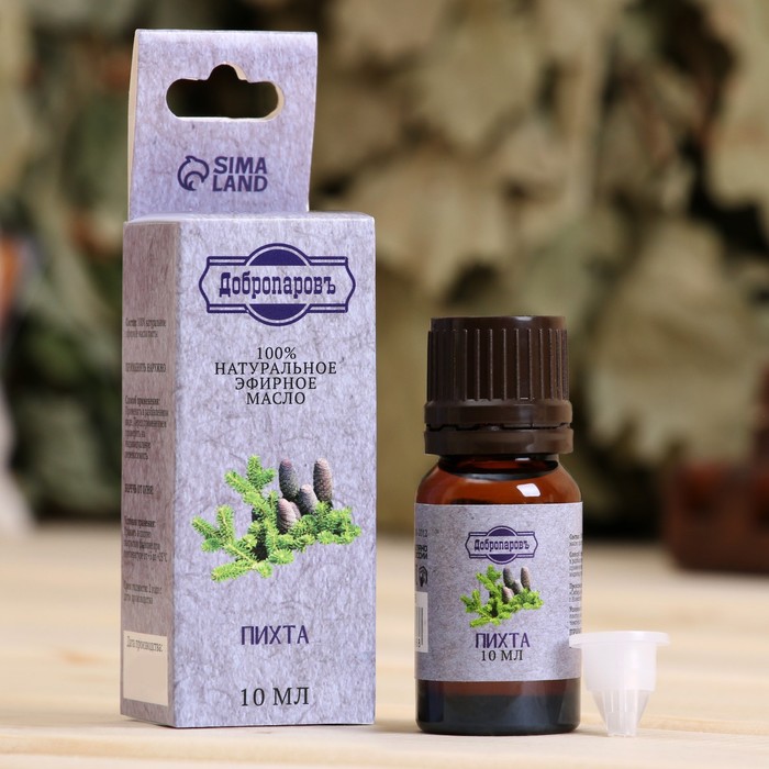 Эфирное масло "Пихта", флакон-капельница, аннотация, 10 мл, "Добропаровъ" - Фото 1