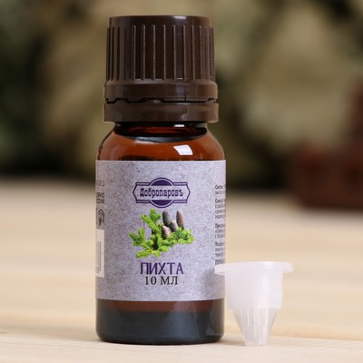 Эфирное масло «Пихта», флакон-капельница, аннотация, 10 мл, «Добропаровъ»