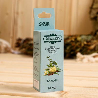 Эфирное масло «Эвкалипт», флакон-капельница, аннотация, 10 мл, «Добропаровъ»