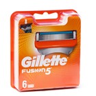 Сменные кассеты Gillette Fusion, 5 лезвий, 6 шт - Фото 10