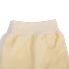 Штанишки детские велюровые, рост 74 см, цвет бежевый шт0007_М - Фото 2