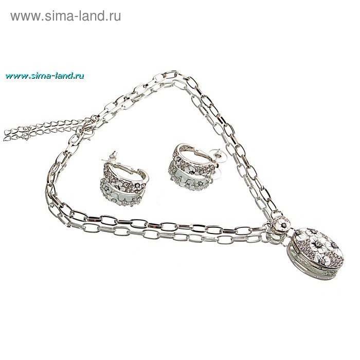 Гарнитур МОДНЫЕ УКРАШЕНИЯ «Букет» - Фото 1